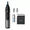 Philips 3000 serijos nosies, ausų ir antakių kirpimo mašinėlė NT3650/16, plaunama, su 2 šukomis