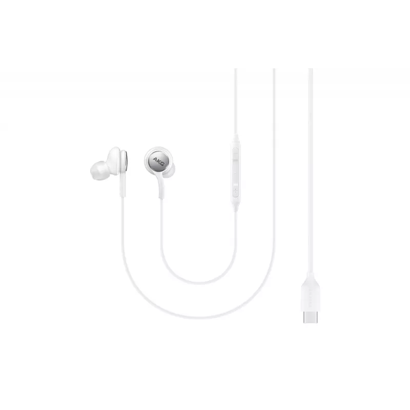 Laidinės ausinės Samsung EO-IC100, į ausį, USB Type-C, 32 Ω, 20–20000 Hz, baltos