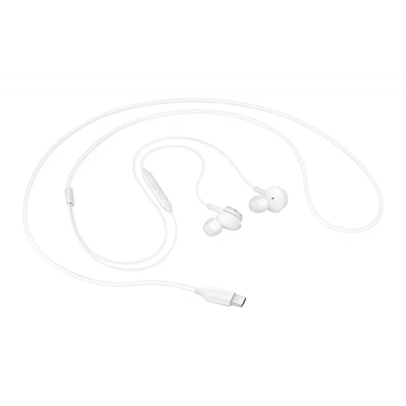 Laidinės ausinės Samsung EO-IC100, į ausį, USB Type-C, 32 Ω, 20–20000 Hz, baltos