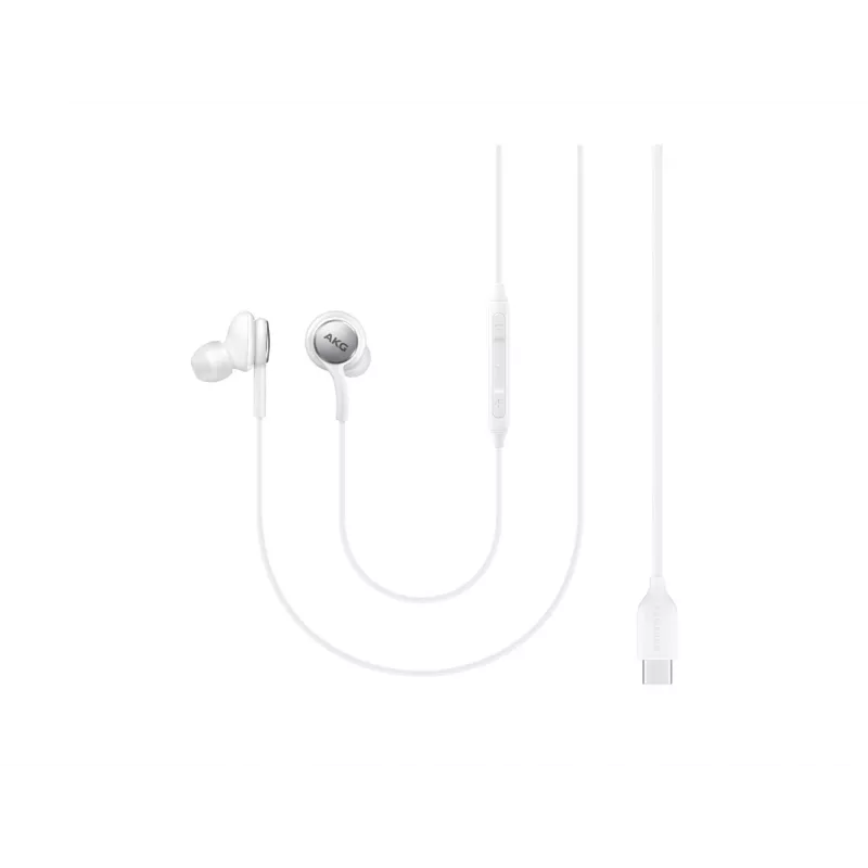 Laidinės ausinės Samsung EO-IC100, į ausį, USB Type-C, 32 Ω, 20–20000 Hz, baltos