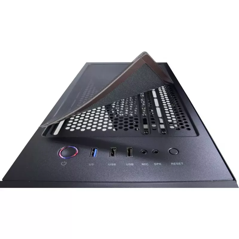 PC korpusas Inter-Tech C-303 Mirror Full Tower juodas