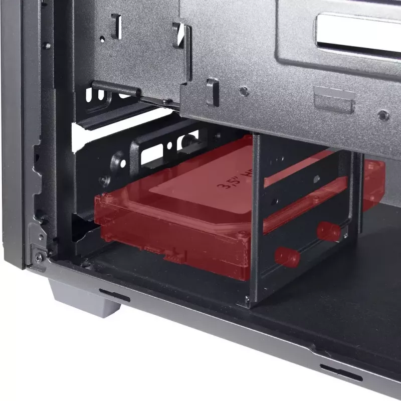 PC korpusas Inter-Tech C-303 Mirror Full Tower juodas