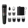 Philips MULTIGROOM Series 3000 9-in-1 MG3740/15 daugiafunkcis kirpimo ir priežiūros prietaisas – NiMH baterija, 60 min veikimo, nerūdijančio plieno peiliukai, 9 šukos, juodas