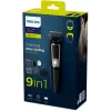 Philips MULTIGROOM Series 3000 9-in-1 MG3740/15 daugiafunkcis kirpimo ir priežiūros prietaisas – NiMH baterija, 60 min veikimo, nerūdijančio plieno peiliukai, 9 šukos, juodas
