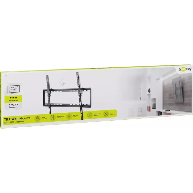 TV laikiklis Wentronic 49741 177,8 cm (70 colių) Juodas