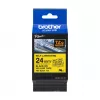 Brother TZe-SL651 juosta etiketėms spausdinti, juoda ant auksinės, 24 mm x 8 m