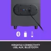 LOGITECH Z407 belaidžiai Bluetooth garsiakalbiai kompiuteriui su žemų dažnių garsiakalbiu ir belaidžiu valdymo ratuku