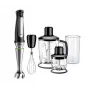 Braun MultiQuick 7 MQ 7045X panardomasis blenderis 1000 W, 1,25 l, juodas, nerūdijantis plienas