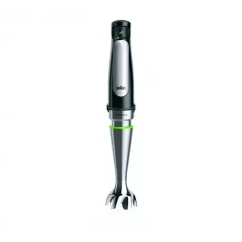 Braun MultiQuick 7 MQ 7045X panardomasis blenderis 1000 W, 1,25 l, juodas, nerūdijantis plienas