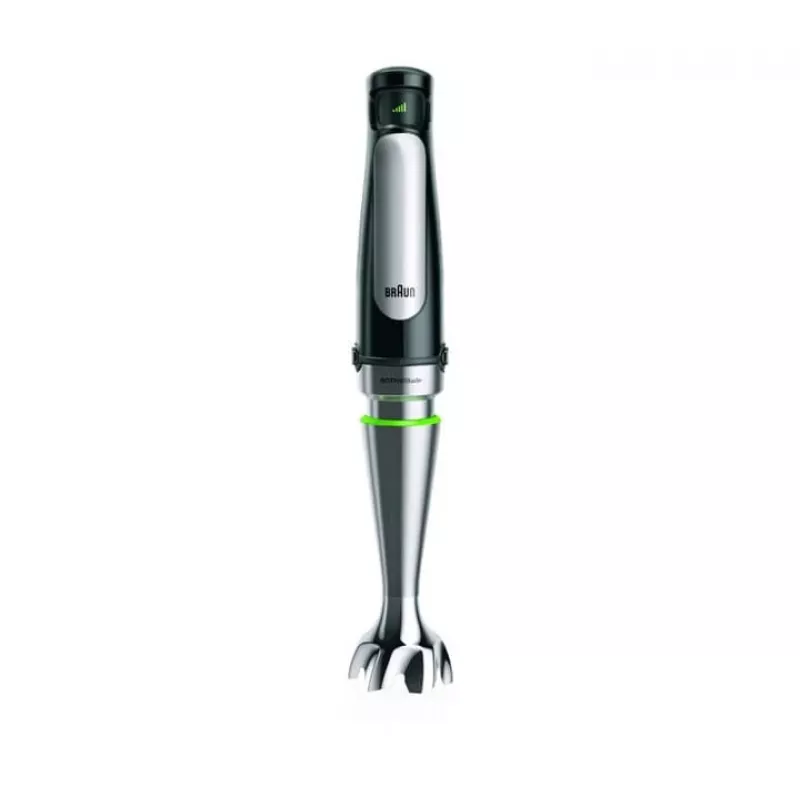 Braun MultiQuick 7 MQ 7045X panardomasis blenderis 1000 W, 1,25 l, juodas, nerūdijantis plienas