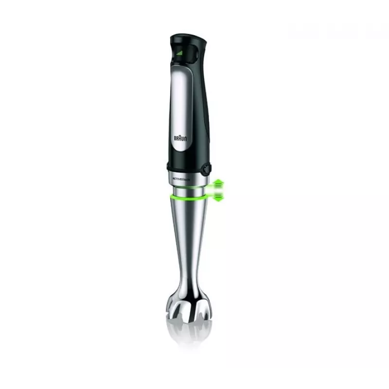 Braun MultiQuick 7 MQ 7045X panardomasis blenderis 1000 W, 1,25 l, juodas, nerūdijantis plienas