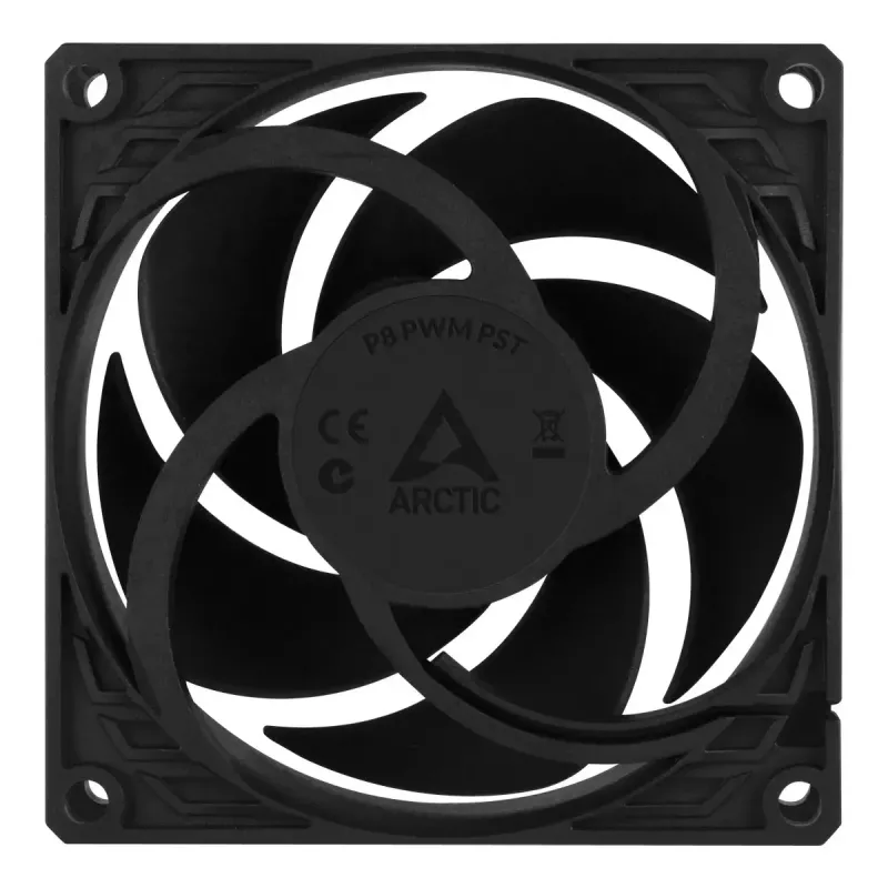 ARCTIC P8 PWM PST – 80 mm slėgiui optimizuotas ventiliatorius su PWM PST
