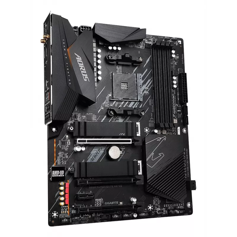 Motininė plokštė GIGABYTE B550 AORUS ELITE AX V2 ATX, AMD B550, Socket AM4, DDR4, 4 DIMM, Wi‑Fi 6E, 2.5Gb LAN