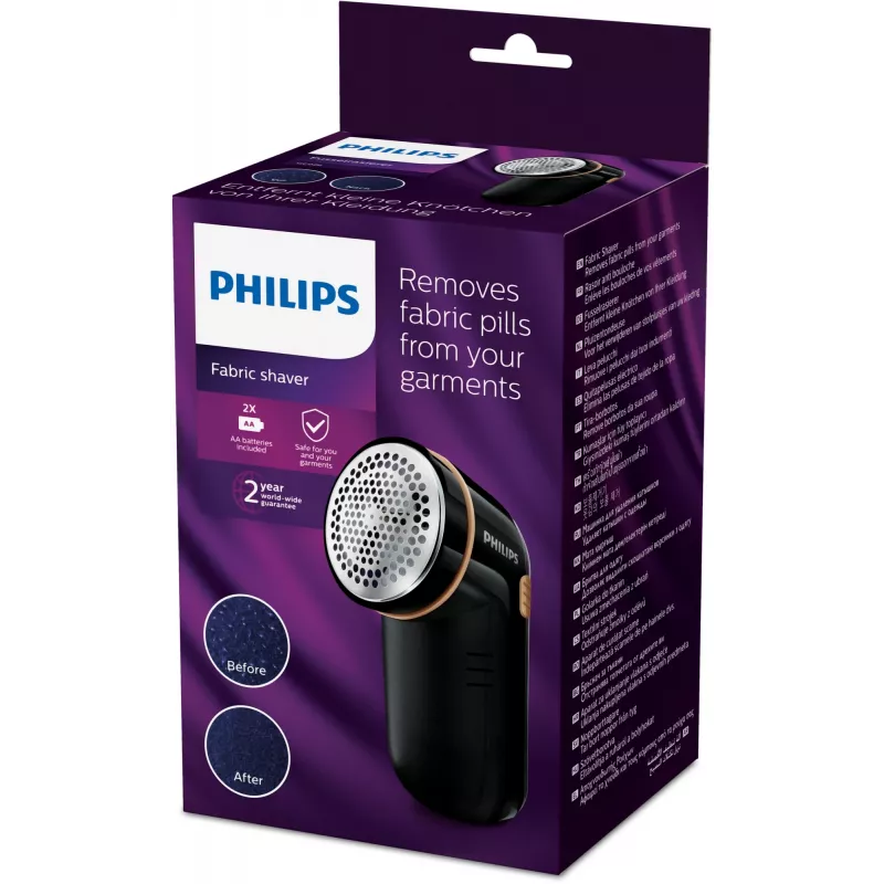 Philips GC026/80 audinių skutiklis, juodas, maitinamas AA baterija