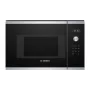 Įmontuojama mikrobangų krosnelė Bosch Serie 6 BFL524MS0 — 800 W, 20 L, jutiklinis valdymas, nerūdijantis plienas/juoda