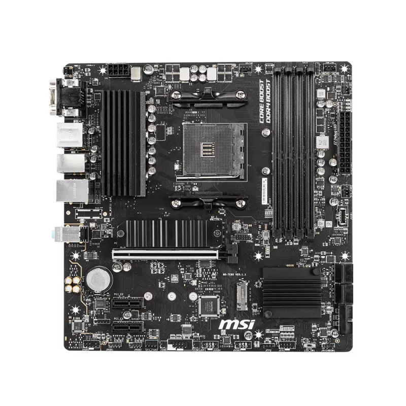 MSI B550M PRO-VDH pagrindinė plokštė AMD B550 Socket AM4 micro ATX