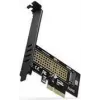 AXAGON ECO PCEM2-N PCIe NVMe M.2 adapteris vidinis PCI-Express x4, skirtas prijungti NVMe M.2 SSD diską prie kompiuterio