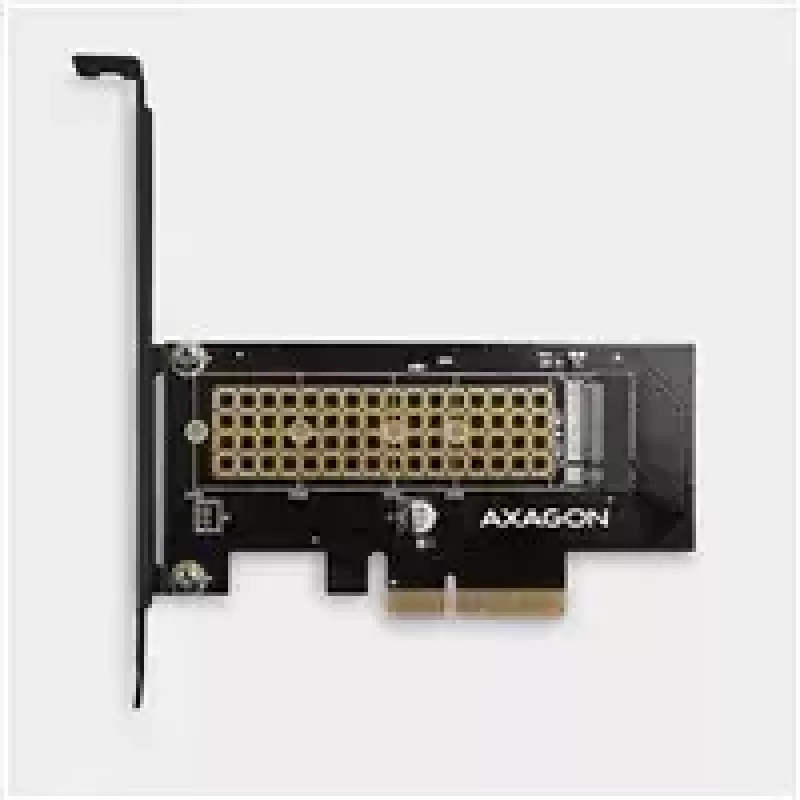 AXAGON ECO PCEM2-N PCIe NVMe M.2 adapteris vidinis PCI-Express x4, skirtas prijungti NVMe M.2 SSD diską prie kompiuterio