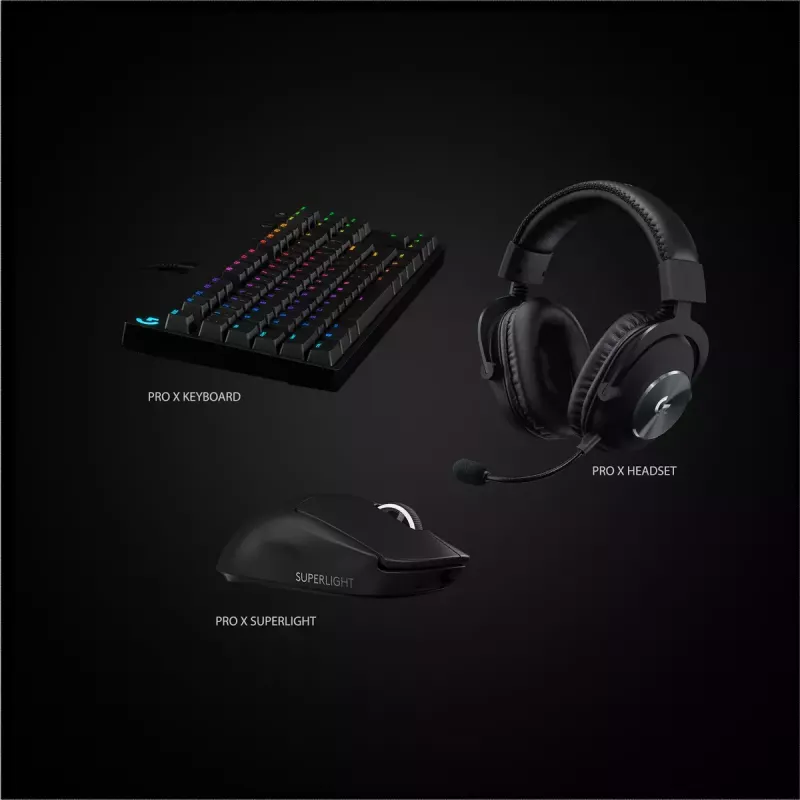 LOGITECH Gaming Pelė Pro X Superlight Wireless Juoda
