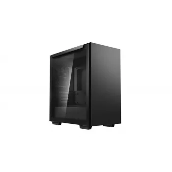 PC korpusas DeepCool MACUBE 110 Midi Tower juodas – microATX/Mini-ITX, grūdintas stiklas, palaiko GPU 320 mm, CPU aušintuvą 165 mm