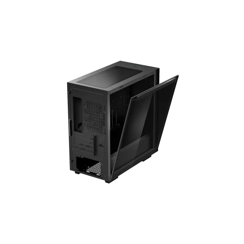 PC korpusas DeepCool MACUBE 110 Midi Tower juodas – microATX/Mini-ITX, grūdintas stiklas, palaiko GPU 320 mm, CPU aušintuvą 165 mm