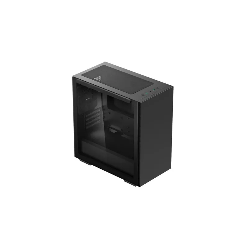 PC korpusas DeepCool MACUBE 110 Midi Tower juodas – microATX/Mini-ITX, grūdintas stiklas, palaiko GPU 320 mm, CPU aušintuvą 165 mm