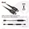CLUB3D USB 3.2 Gen2 Type C į C aktyvus dvikryptis kabelis 8K60Hz M/M 5m