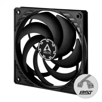 ARCTIC P12 Slim PWM PST slėgiui optimizuotas 120 mm PWM ventiliatorius su integruotu Y-kabeliu