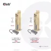 CLUB3D USB3.2 Gen1 Type-C į DVI-D Dual Link aktyvus adapteris (HDCP išjungta) Apple Cinema ekranams
