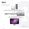 CLUB3D USB3.2 Gen1 Type-C į DVI-D Dual Link aktyvus adapteris (HDCP išjungta) Apple Cinema ekranams