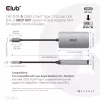 CLUB3D USB3.2 Gen1 Type-C į DVI-D Dual Link aktyvus adapteris (HDCP išjungta) Apple Cinema ekranams