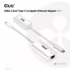 USB3.2 Gen1 Type-C į Gigabit Ethernet adapteris CLUB3D CAC-1519