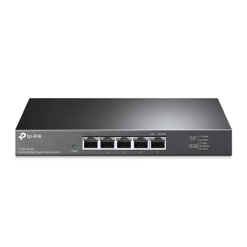 Nevaldomas jungiklis TP-Link TL-SG105-M2 5 prievadų 2,5G stalinis jungiklis