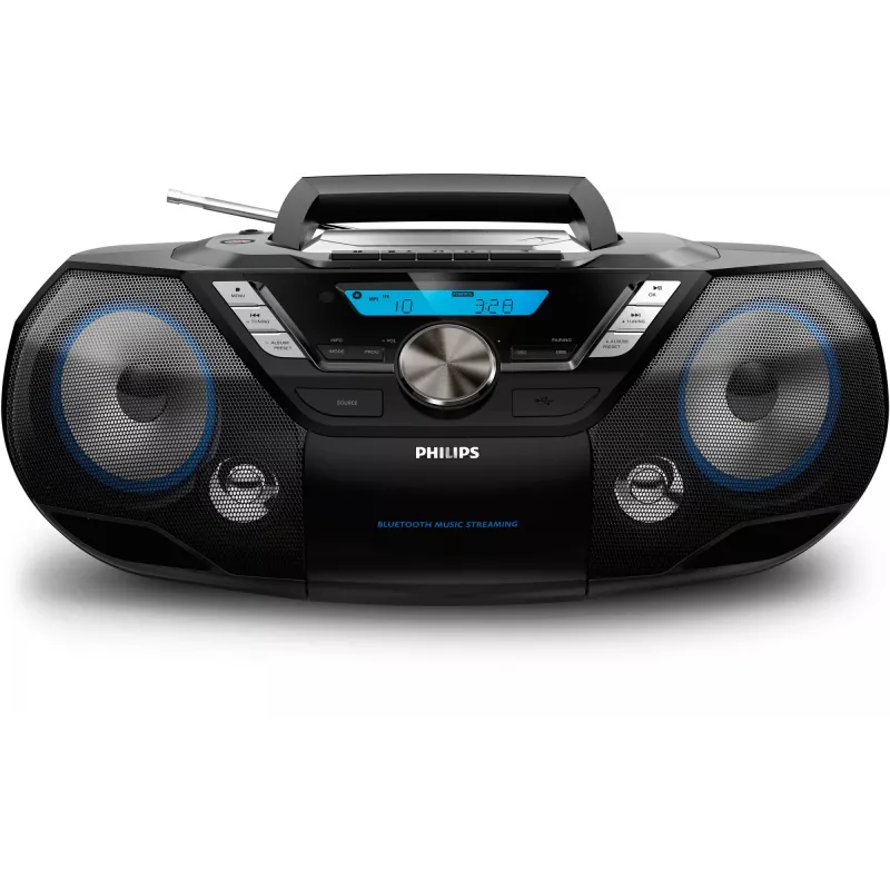 Philips CD Soundmachine AZB798T/12 – nešiojamas CD grotuvas su Bluetooth, DAB+ radiju ir 12 W galia