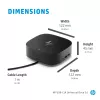 HP USB-C Dock G5, laidinis, USB 3.2 Gen 1 (3.1 Gen 1) Type-C, juodas