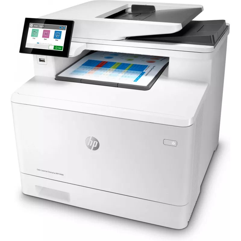 HP Color LaserJet Enterprise MFP M480f daugiafunkcis spausdintuvas, lazerinis, spalvotas, 600 x 600 DPI, A4, tiesioginis spausdinimas, baltas, juodas