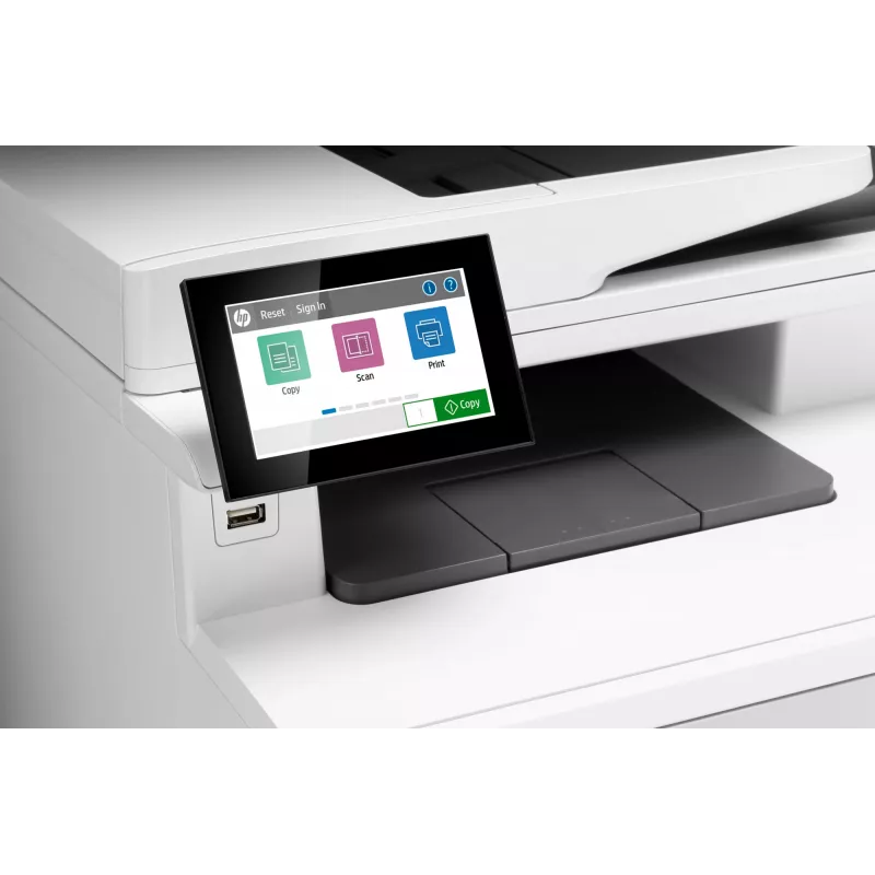HP Color LaserJet Enterprise MFP M480f daugiafunkcis spausdintuvas, lazerinis, spalvotas, 600 x 600 DPI, A4, tiesioginis spausdinimas, baltas, juodas
