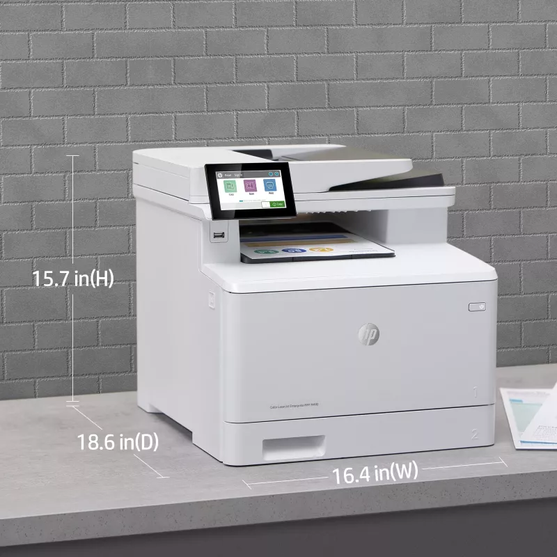 HP Color LaserJet Enterprise MFP M480f daugiafunkcis spausdintuvas, lazerinis, spalvotas, 600 x 600 DPI, A4, tiesioginis spausdinimas, baltas, juodas