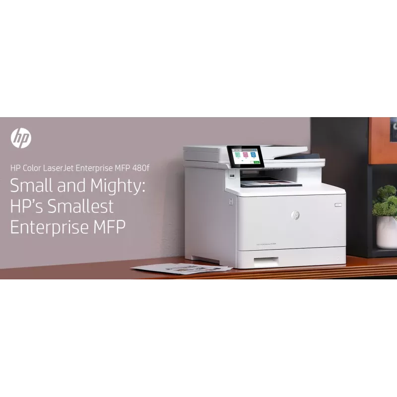 HP Color LaserJet Enterprise MFP M480f daugiafunkcis spausdintuvas, lazerinis, spalvotas, 600 x 600 DPI, A4, tiesioginis spausdinimas, baltas, juodas