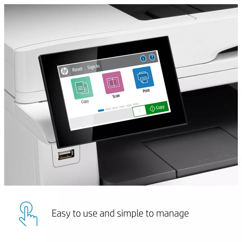 HP Color LaserJet Enterprise MFP M480f daugiafunkcis spausdintuvas, lazerinis, spalvotas, 600 x 600 DPI, A4, tiesioginis spausdinimas, baltas, juodas