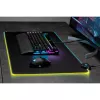 Žaidimų pelėdė CORSAIR MM700 RGB — 930×400 mm, 4 mm storio, guminis pagrindas, USB LED foninis apšvietimas, juoda