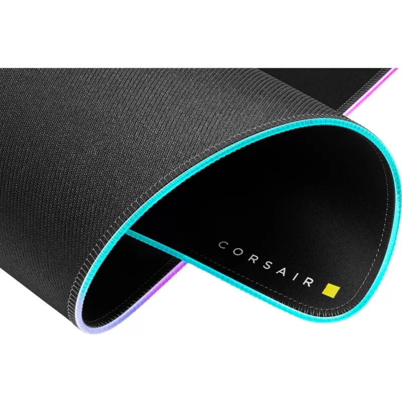 Žaidimų pelėdė CORSAIR MM700 RGB — 930×400 mm, 4 mm storio, guminis pagrindas, USB LED foninis apšvietimas, juoda