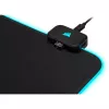 Žaidimų pelėdė CORSAIR MM700 RGB — 930×400 mm, 4 mm storio, guminis pagrindas, USB LED foninis apšvietimas, juoda