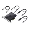 ASUS ThunderboltEX 4 – sąsajos plokštė / adapteris su Mini DisplayPort, PCIe, Thunderbolt, USB 2.0, USB 3.2 Gen 2
