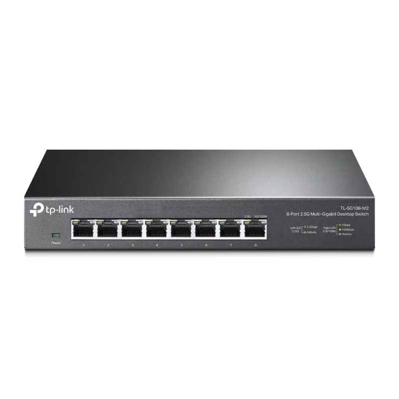 Nevaldomas jungiklis TP-Link TL-SG108-M2 8 prievadų 2,5G stalinis