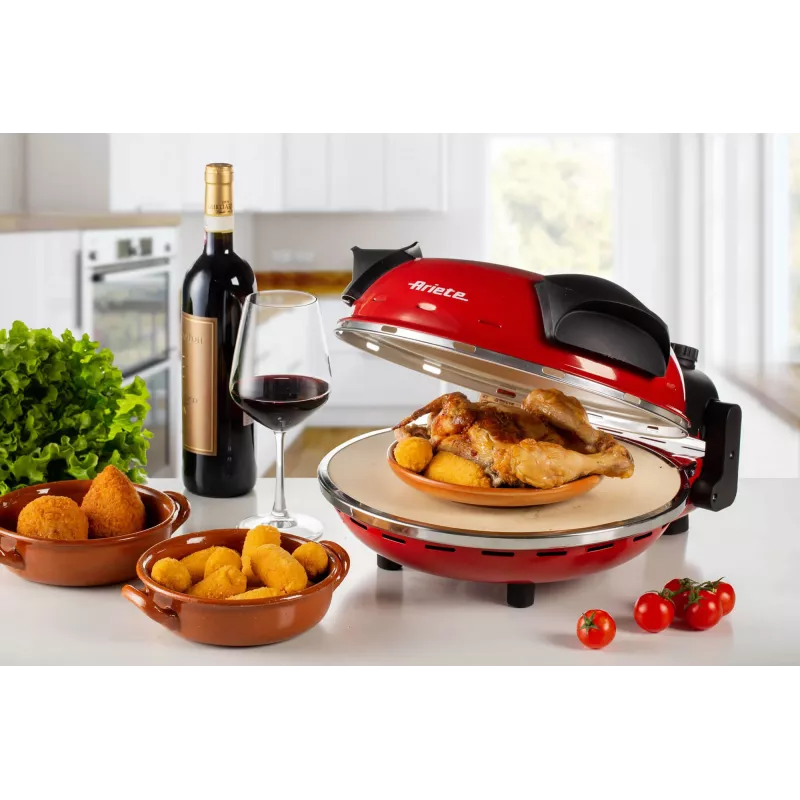 Picos keptuvė Ariete 0909/10 1200 W Juoda Raudona 1 pica 33 cm