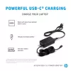 HP 65W USB-C LC maitinimo adapteris, nešiojamam kompiuteriui, vidaus, 65 W, AC-DC, HP, verslui