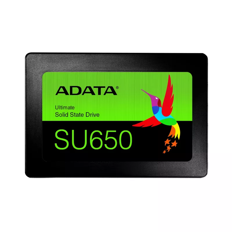 2,5 colio SATA III SSD ADATA ASU650SS-256GT-R 256 GB — 520 MB/s skaitymas, 450 MB/s rašymas, 3D NAND