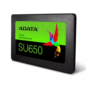 2,5 colio SATA III SSD ADATA ASU650SS-256GT-R 256 GB — 520 MB/s skaitymas, 450 MB/s rašymas, 3D NAND