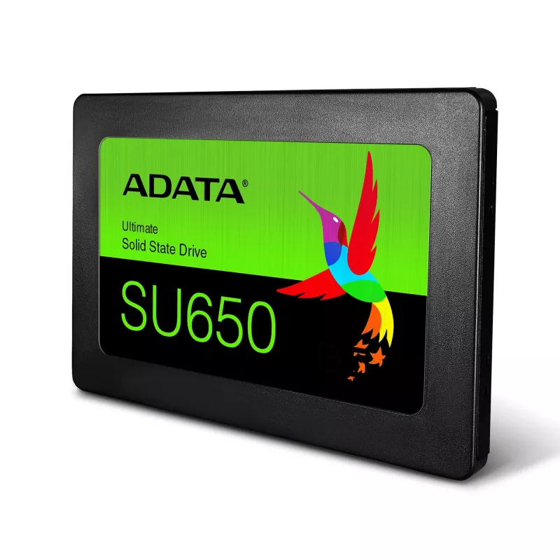 2,5 colio SATA III SSD ADATA ASU650SS-256GT-R 256 GB — 520 MB/s skaitymas, 450 MB/s rašymas, 3D NAND